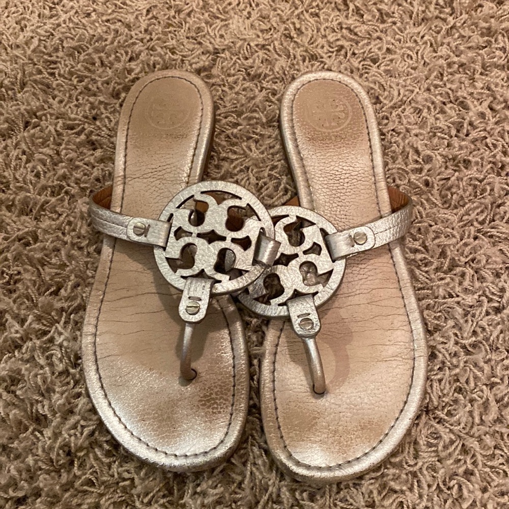 Tory Burch Miller sandals.
